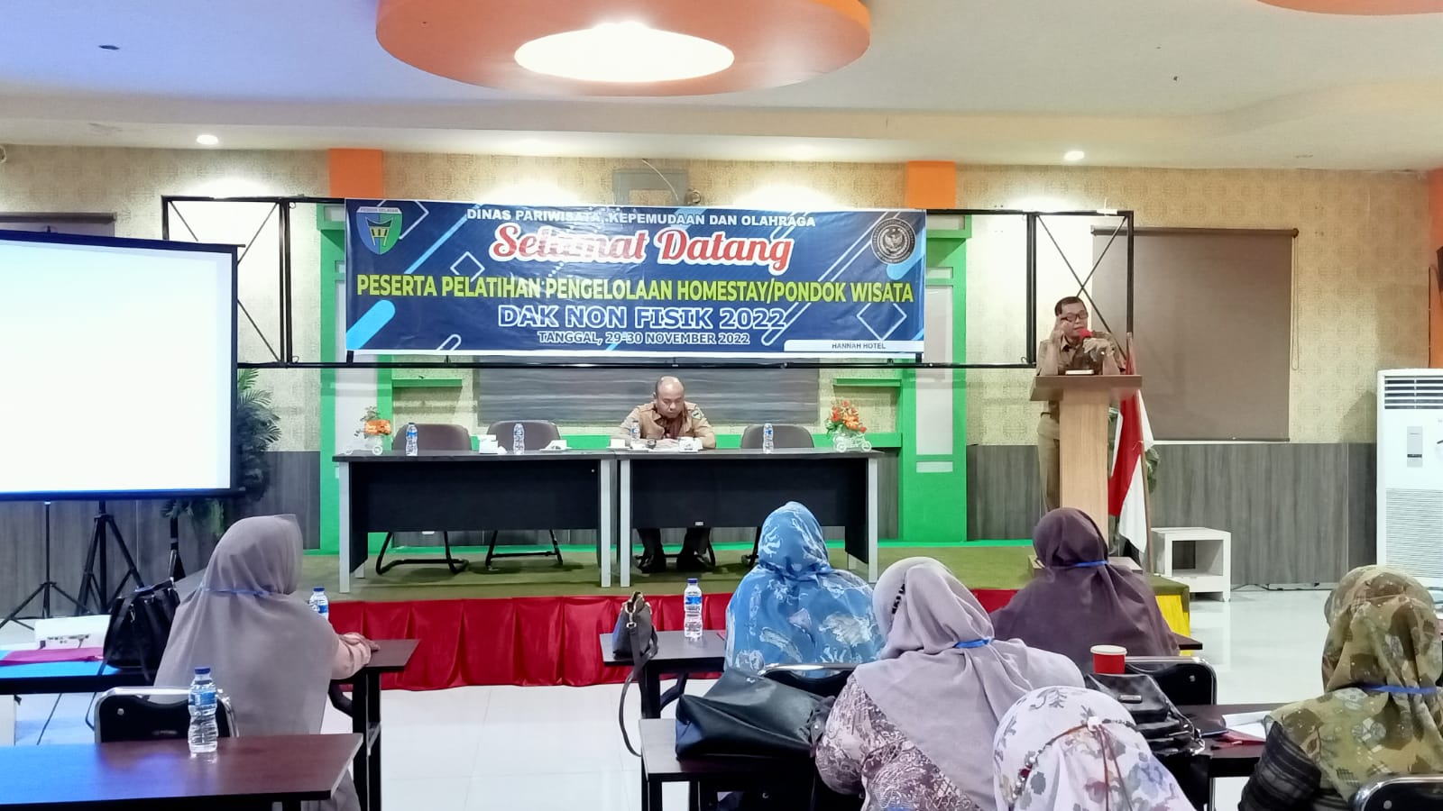 Acara Peserta Pelatihan Pengelolaan Homestay / Pondok Wisata