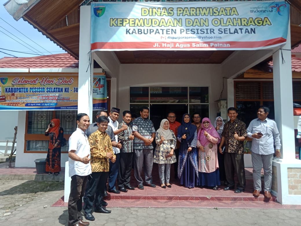 kunjungan kerja  komisi IV anggota DPRD Kabupaten agam ke Disparpora Pessel