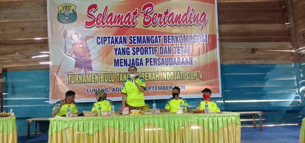 Pembukaan Turnamen Bulutangkis Renah Indojati Cup V