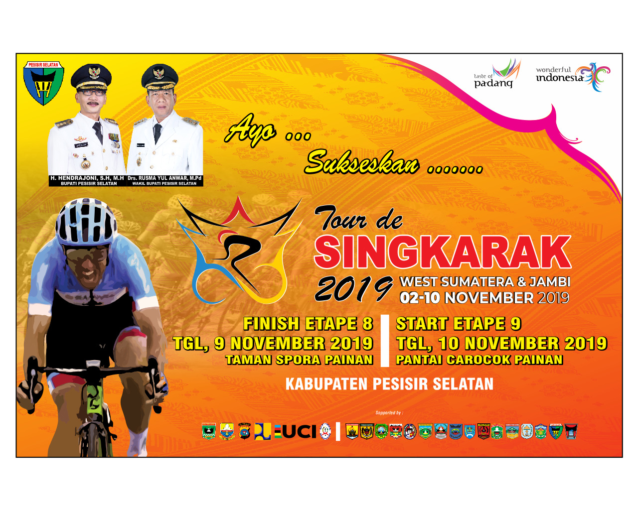 Jadwal Tour de Singkarak di Kabupaten Pesisir Selatan