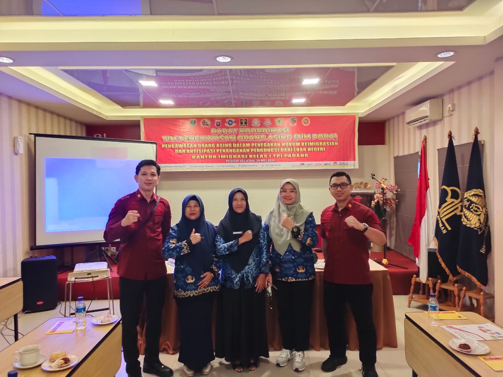 Rapat Koordinasi Tim Pengawasan Orang Asing yang ada di Pesisir Selatan Tahun 2024