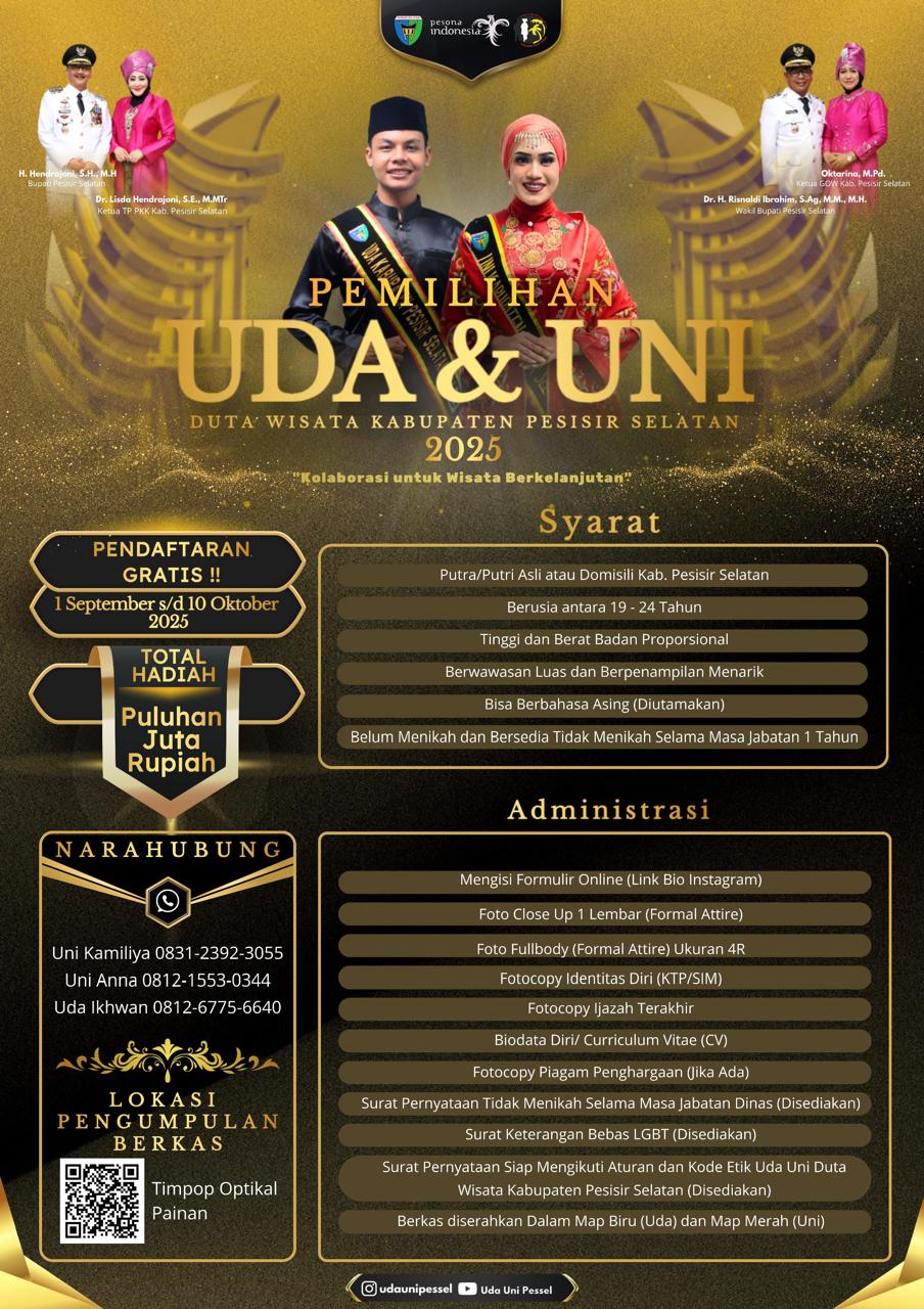 Pemilihan Uda Uni Pesisir Selatan 2025