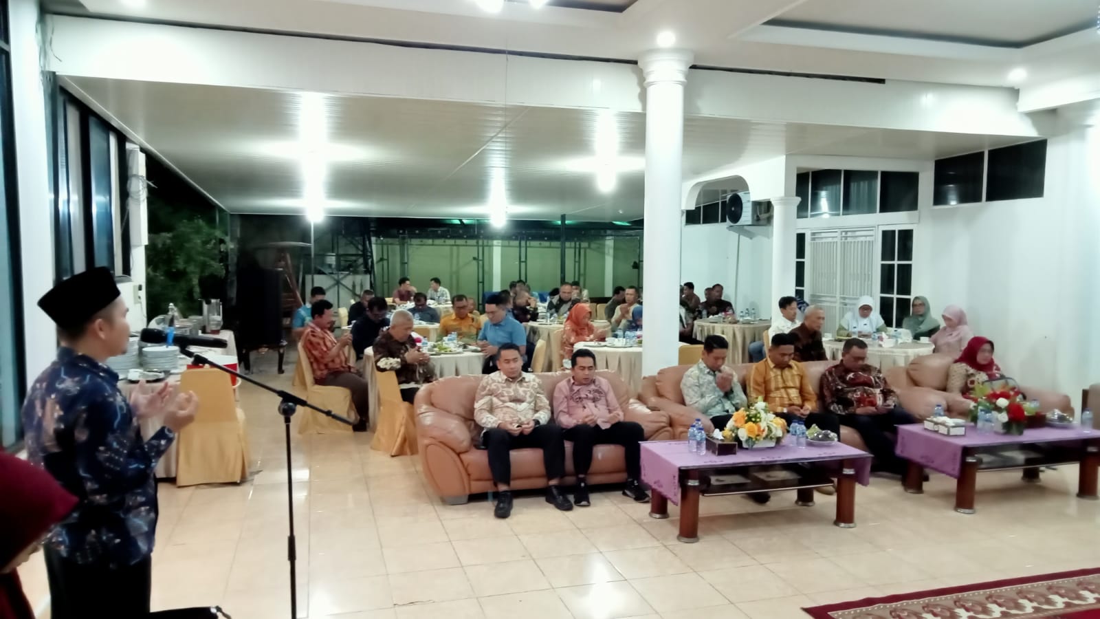 Penyambutan Dandim di Rumah Dinas Bupati